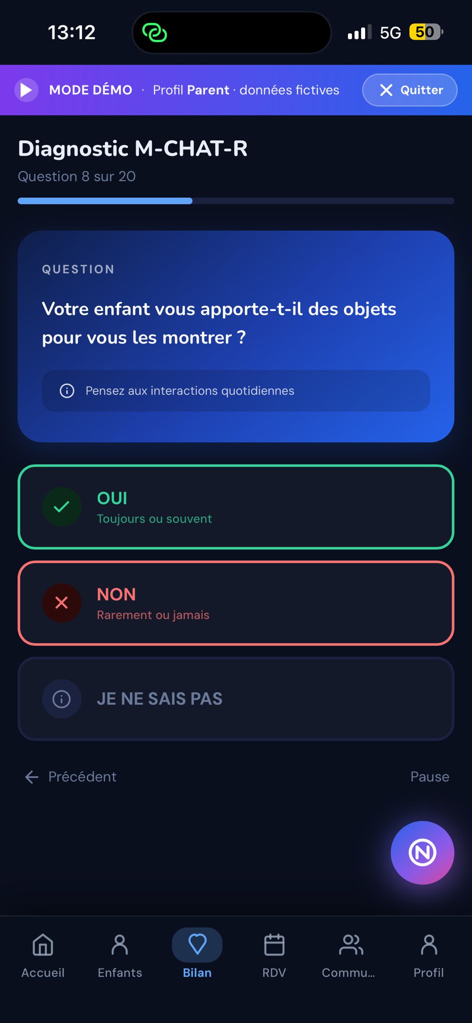 Messagerie sécurisée parent-spécialiste